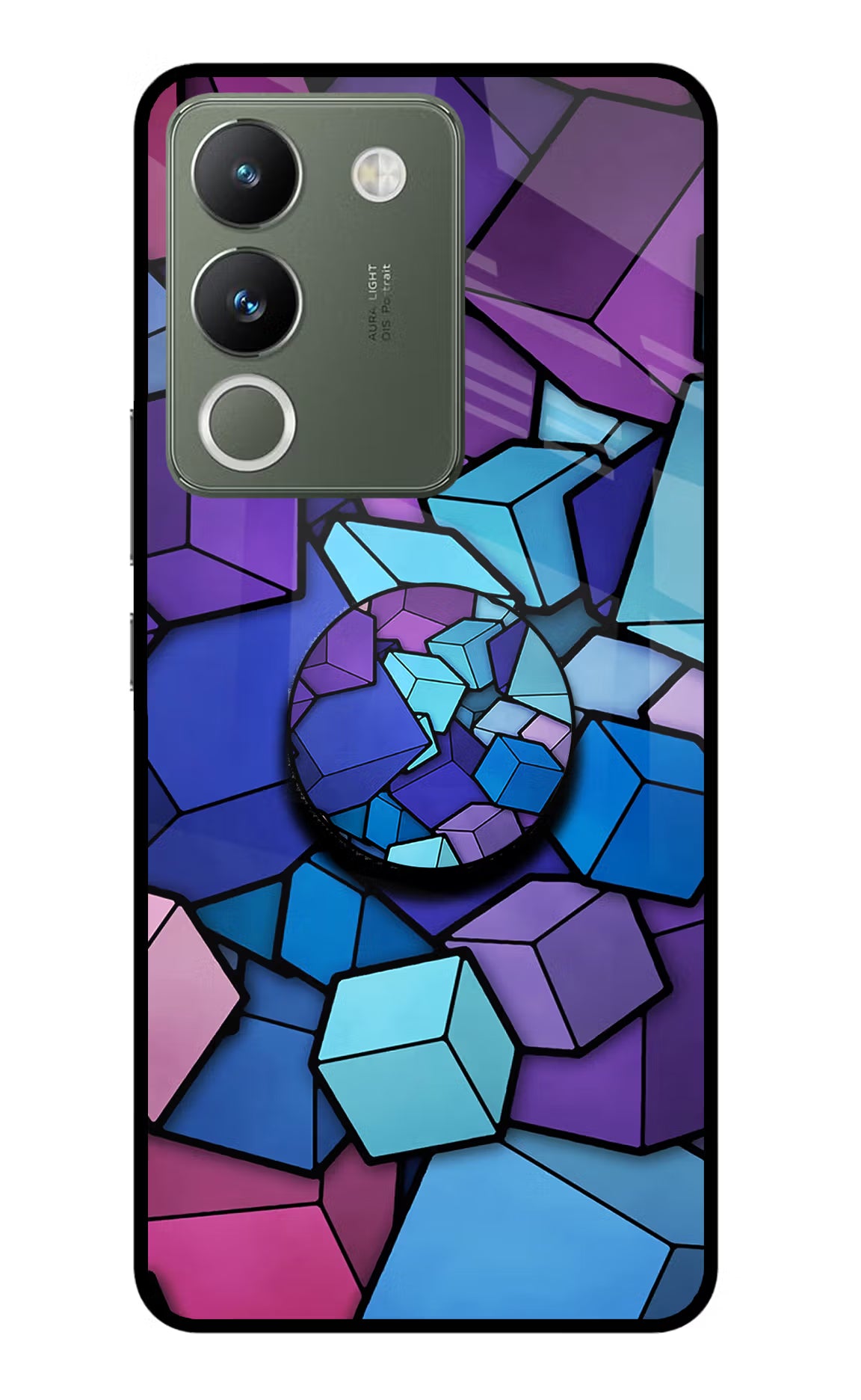 Cubic Abstract Vivo Y200 5G Pop Case by Casekaro