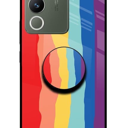 Rainbow Vivo Y200 5G Glass Case