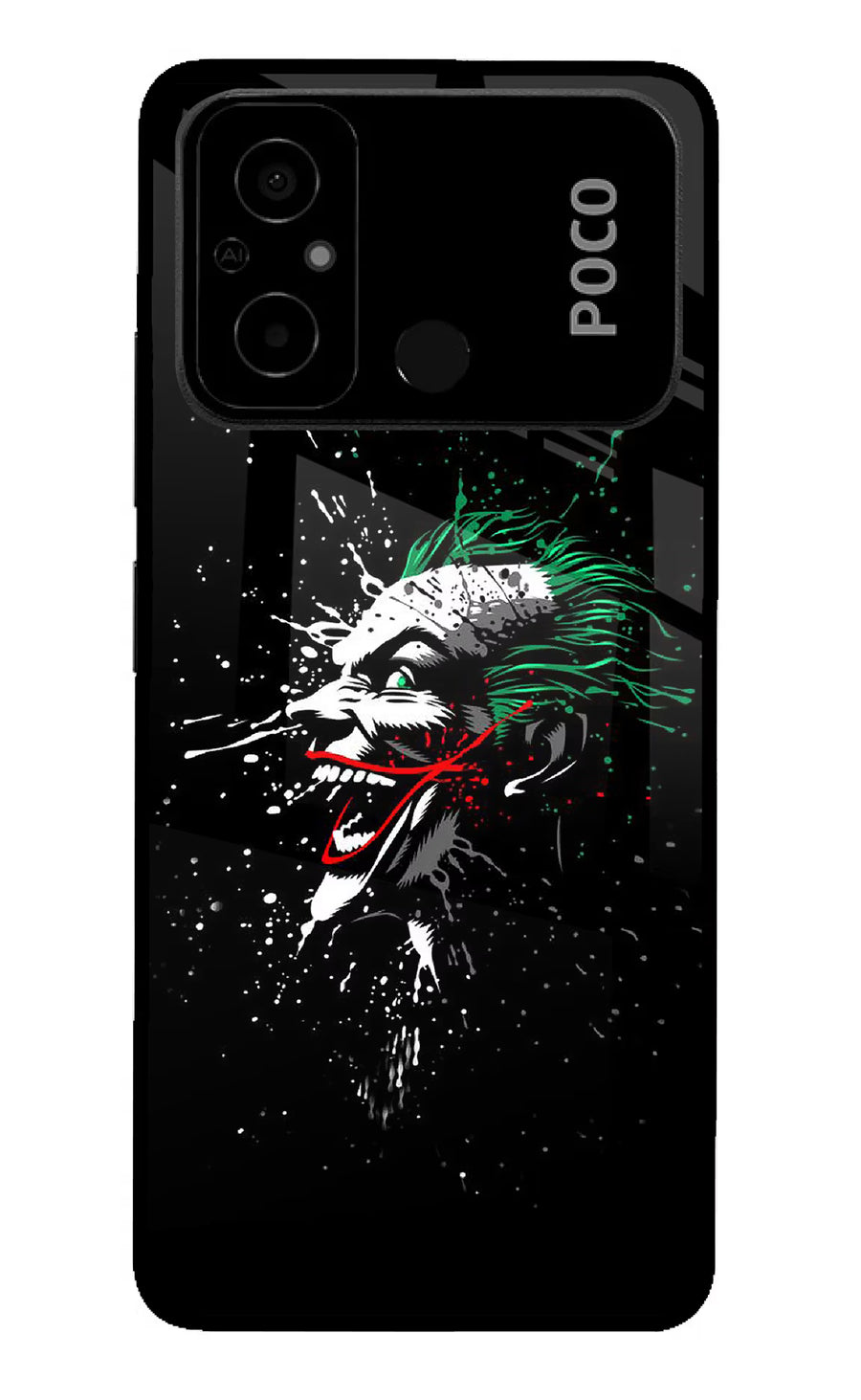 Joker Poco C55 Back Cover, Glass case