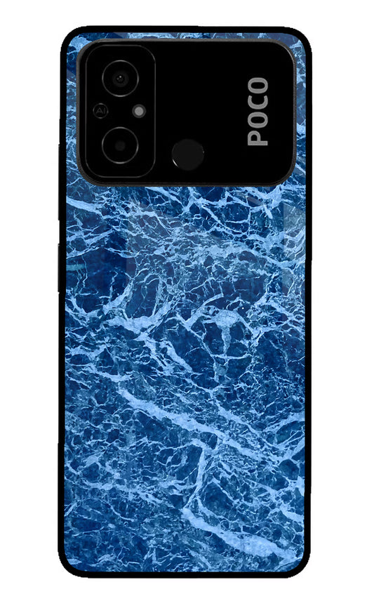 Blue Marble Poco C55 Glass Case