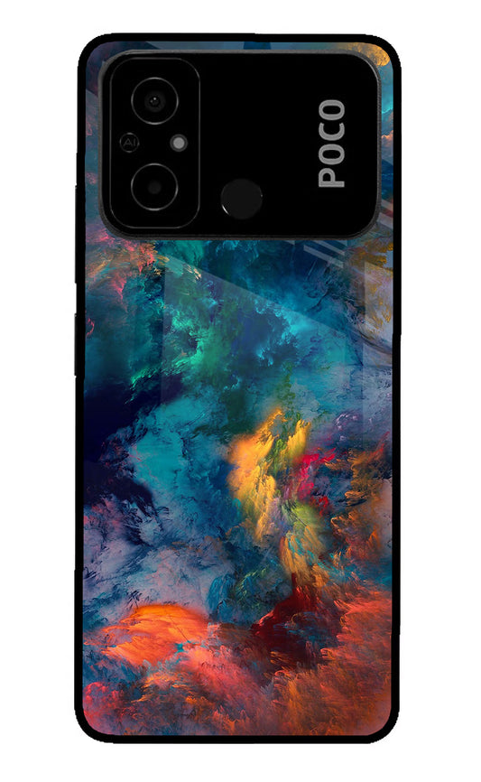 Artwork Paint Poco C55 Glass Case