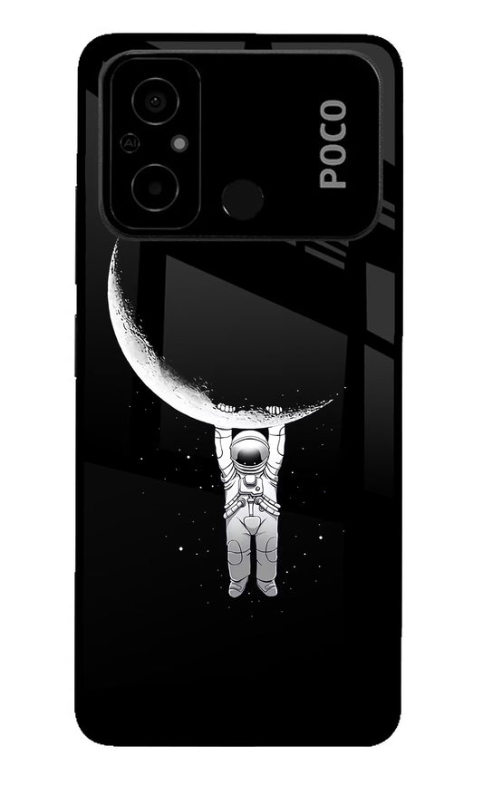 Moon Space Poco C55 Glass Case