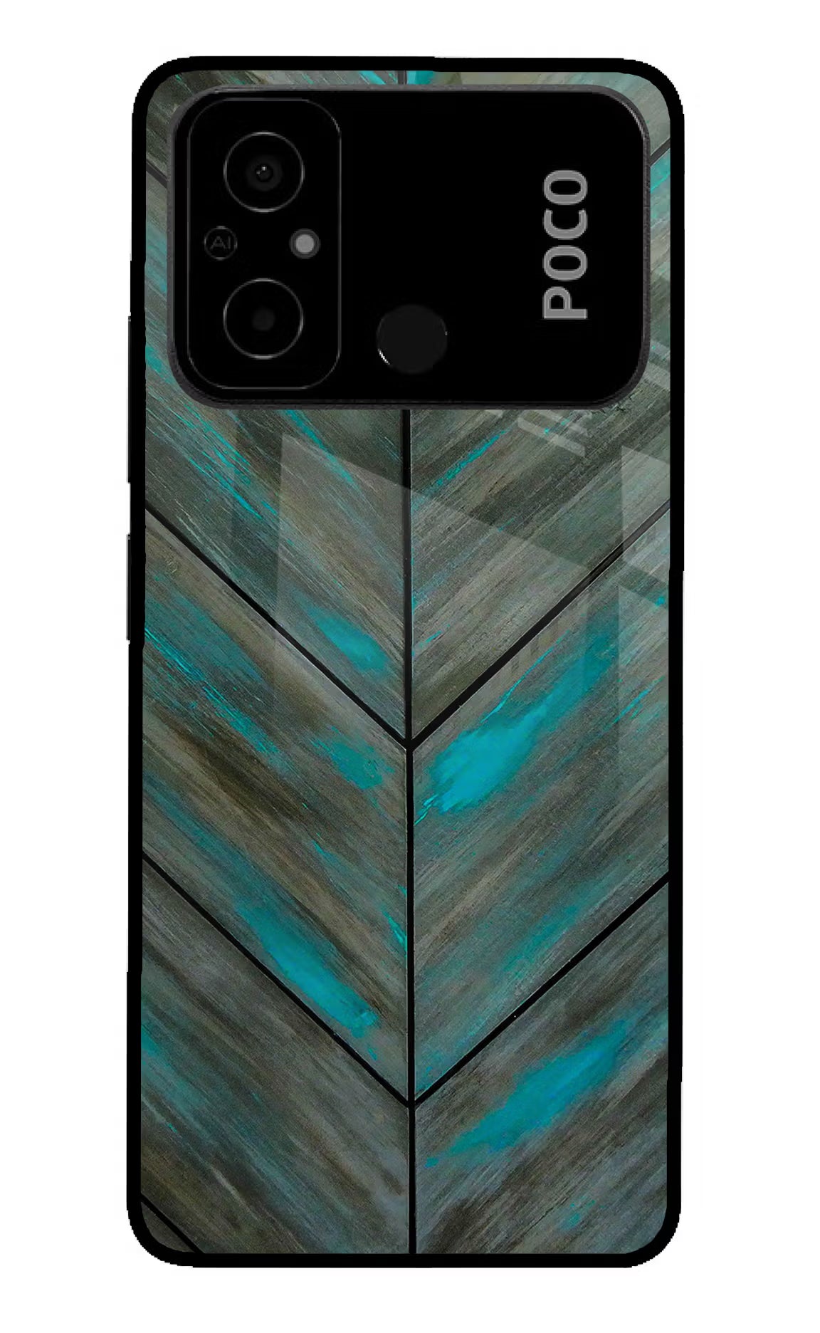Pattern Poco C55 Glass Case