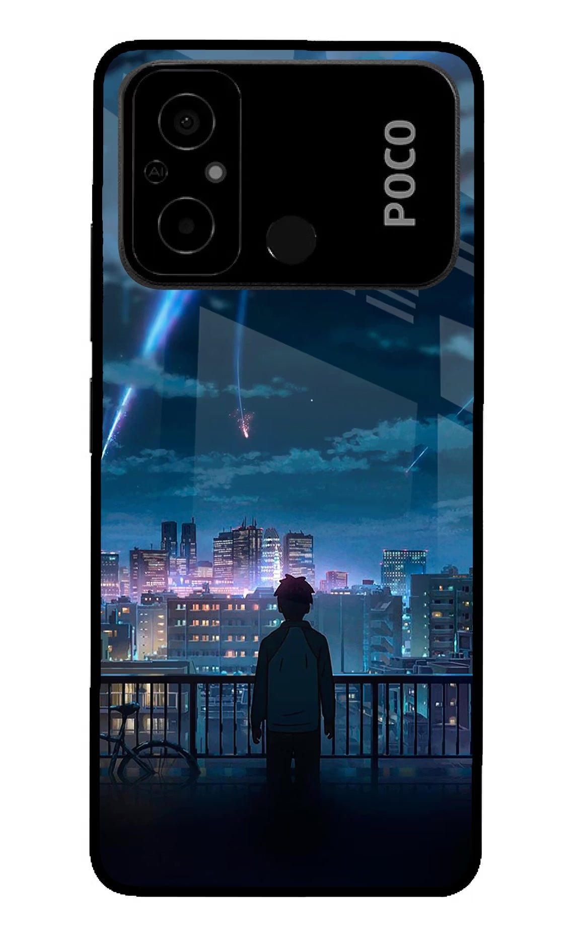 Anime Poco C55 Glass Case