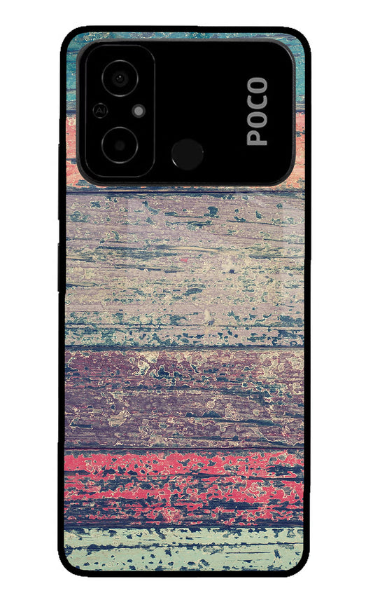 Colourful Wall Poco C55 Glass Case