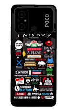 FRIENDS Poco C55 Glass Case