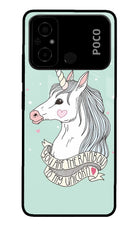 Unicorn Wallpaper Poco C55 Glass Case