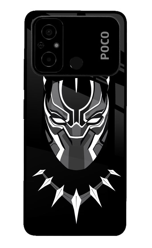 Black Panther Poco C55 Glass Case