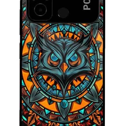 Angry Owl Art Poco C55 Glass Case