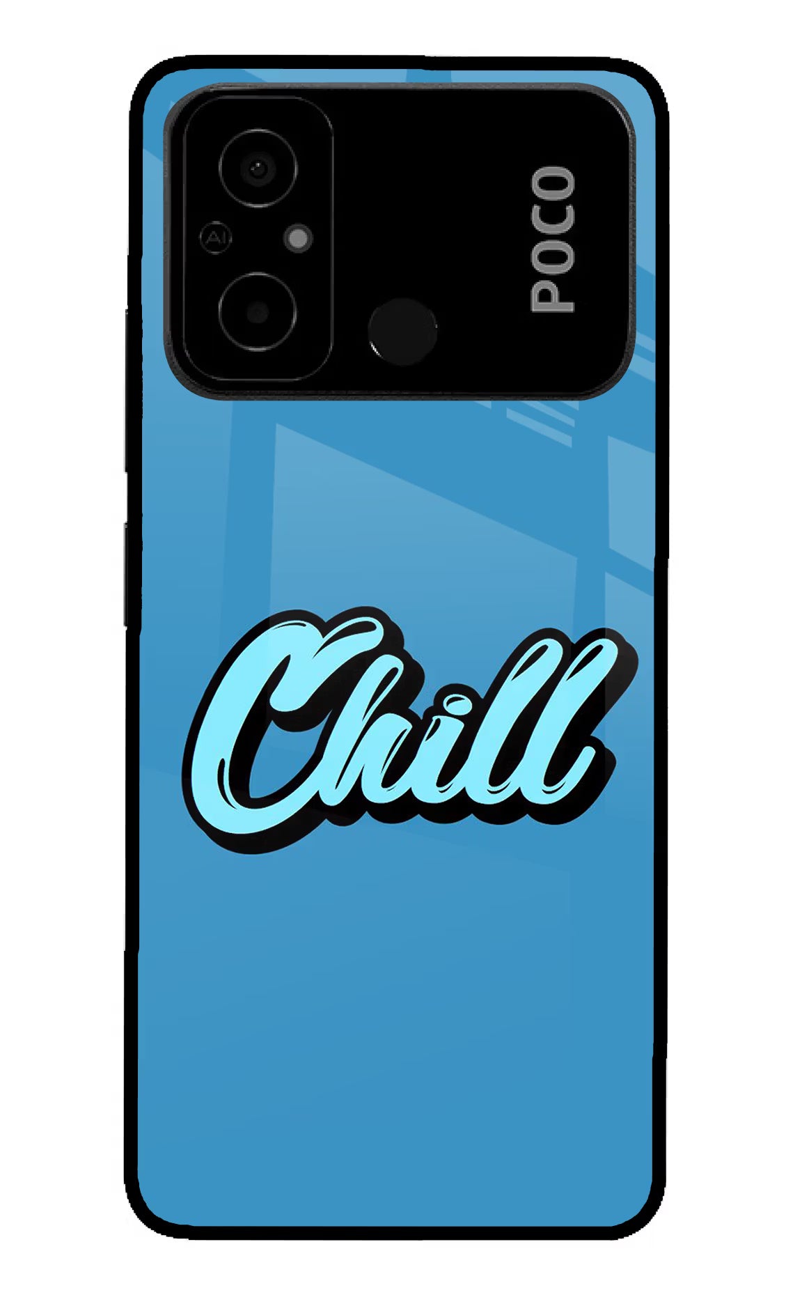 Chill Poco C55 Glass Case