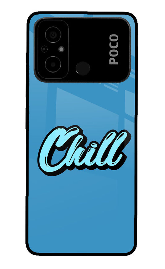 Chill Poco C55 Glass Case