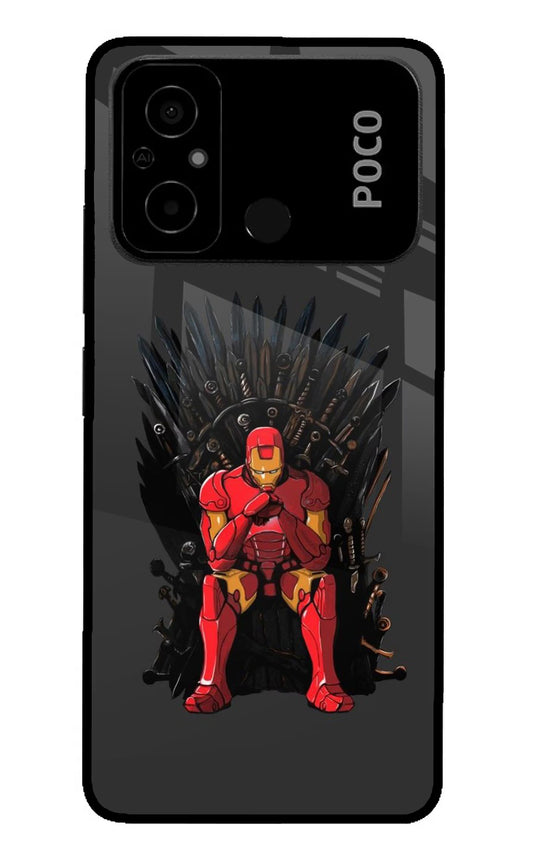 Ironman Throne Poco C55 Glass Case