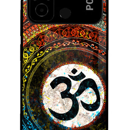 Om Cultural Poco C55 Glass Case