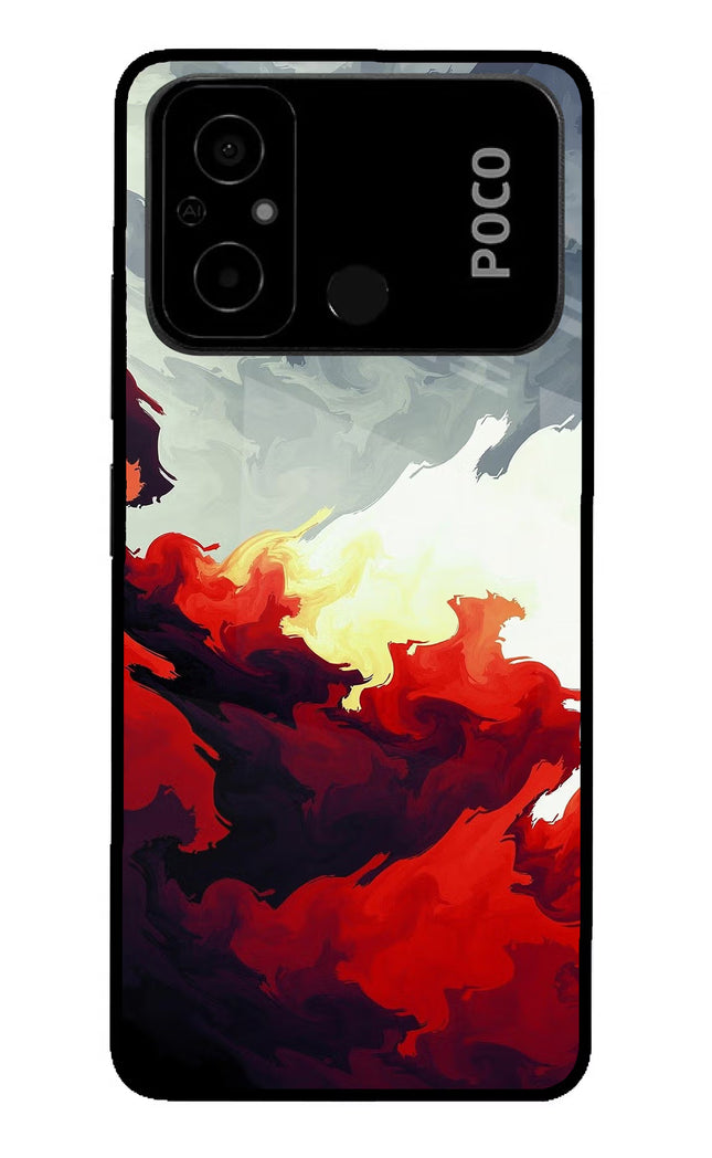 Fire Cloud Poco C55 Glass Case