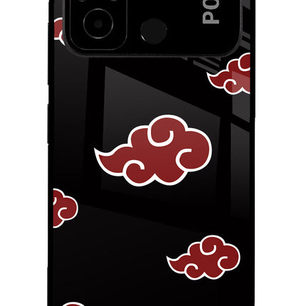 Akatsuki Poco C55 Glass Case Back Cover by Casekaro
