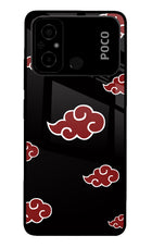 Akatsuki Poco C55 Glass Case Back Cover by Casekaro