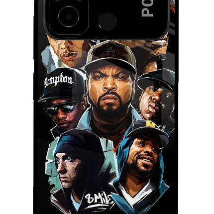 Rappers Poco C55 Glass Case
