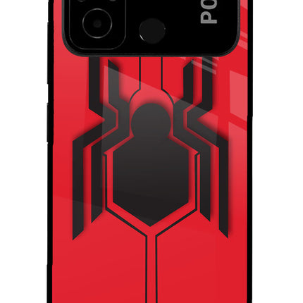 Spider Poco C55 Glass Case