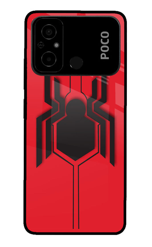 Spider Poco C55 Glass Case