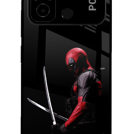 Deadpool Poco C55 Glass Case