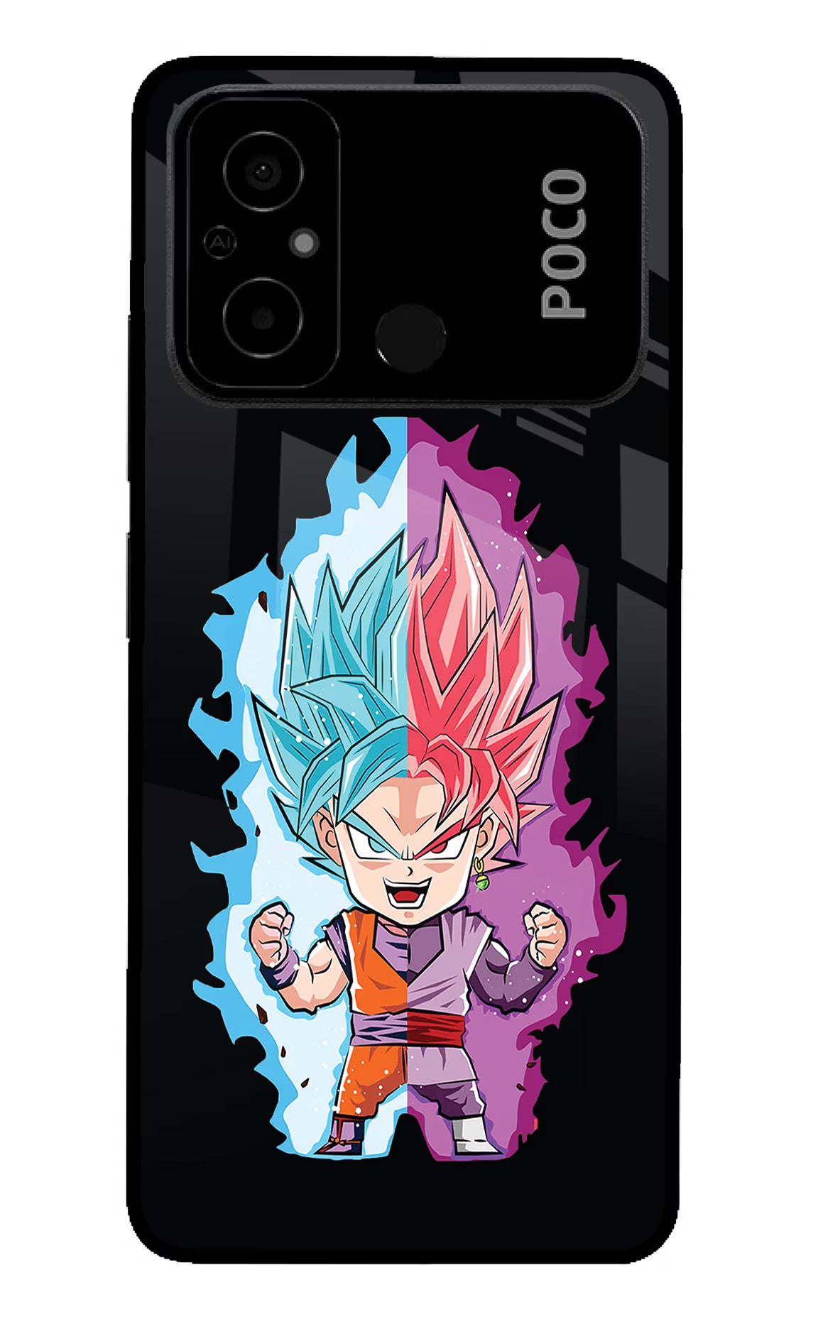 Chota Goku Poco C55 Glass Case