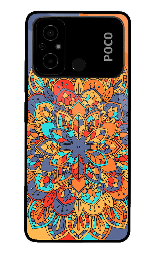 Color Mandala Poco C55 Glass Case