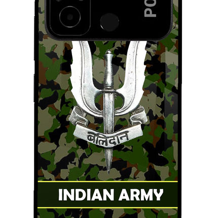 Balidan Indian Logo Poco C55 Glass Case