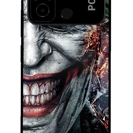 Joker Cam Poco C55 Glass Case