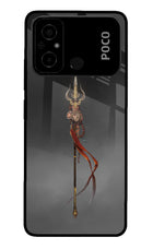 Shiv Trishul Poco C55 Glass Case