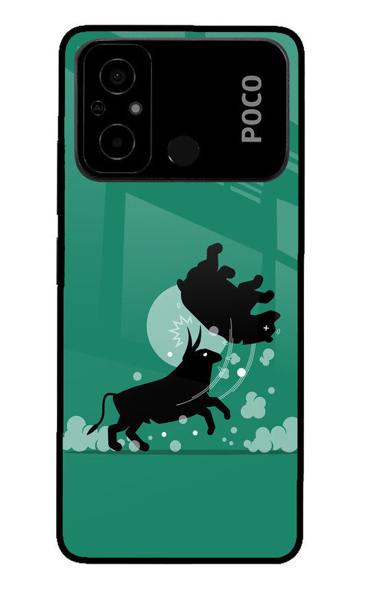 Bull Conqueror Poco C55 Glass Case