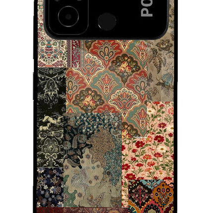 Desi Print Poco C55 Glass Case