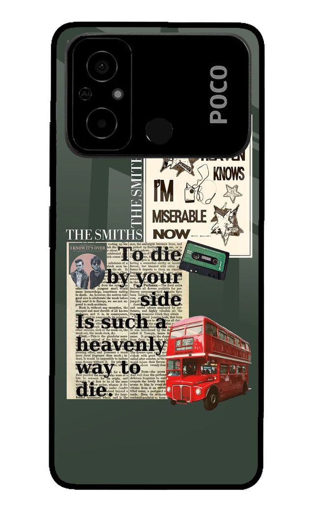 The Smiths Poco C55 Glass Case