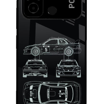 WRC'99 Poco C55 Glass Case