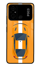 Highway Pursuit Poco C55 Glass Case