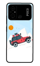 Mountain Trail Beast Poco C55 Glass Case