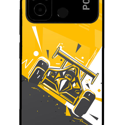 Track King Poco C55 Glass Case