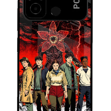 Ordinary Things Characters Poco C55 Glass Case