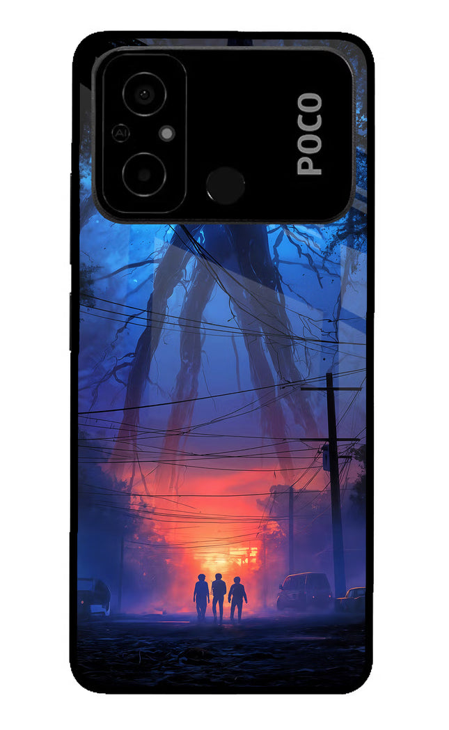 Ordinary Things Shadow Poco C55 Glass Case