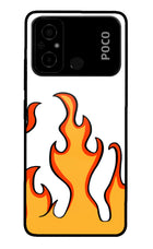 Fired Up – White Poco C55 Glass Case