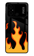 Fired Up – Black Poco C55 Glass Case