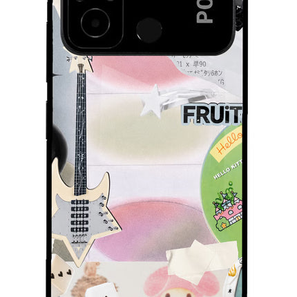 Softcore case Poco C55 Glass Case
