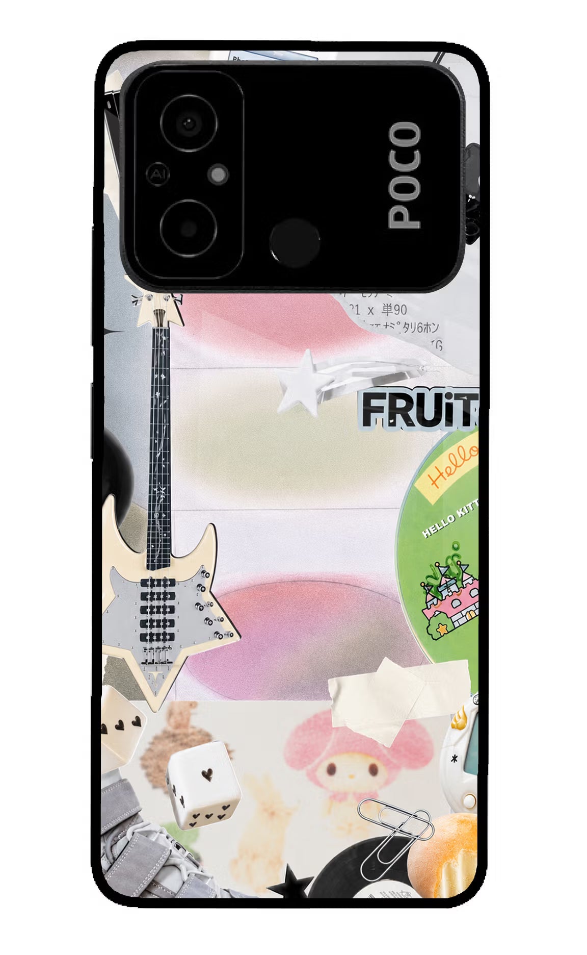 Softcore case Poco C55 Glass Case