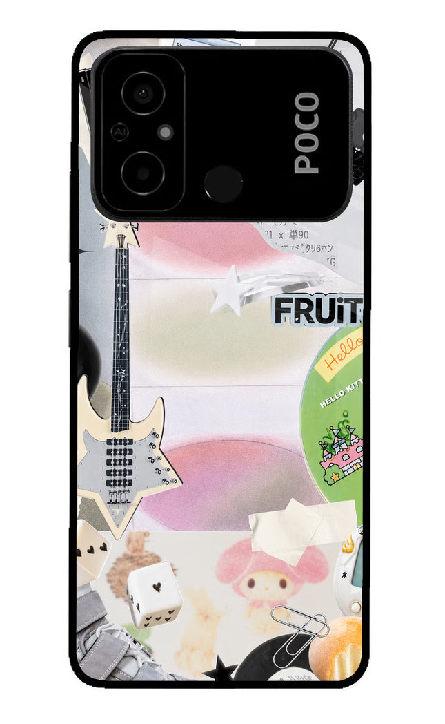 Softcore case Poco C55 Glass Case