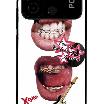 Rockstar Poco C55 Glass Case