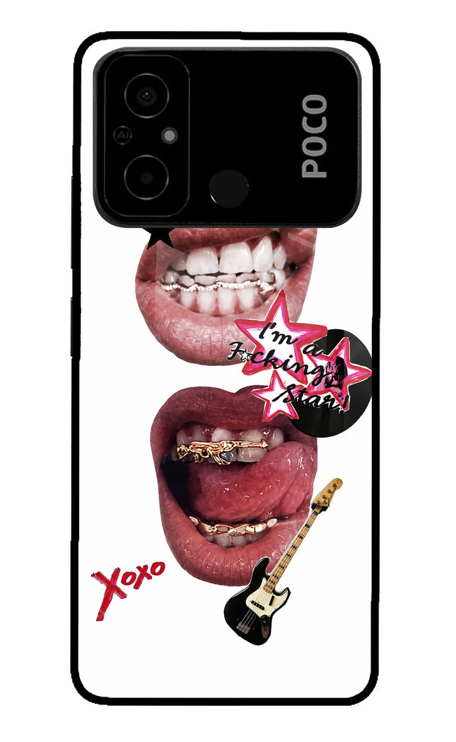 Rockstar Poco C55 Glass Case