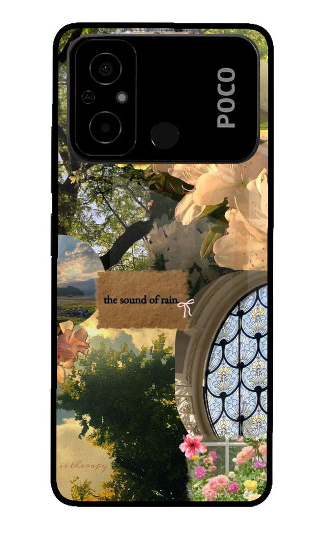 Rain Poco C55 Glass Case
