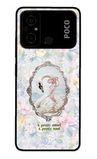 Pretty Mind Pretty Soul Poco C55 Glass Case