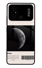 Moon Phase Poco C55 Glass Case