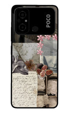 Midnight Sky Poco C55 Glass Case