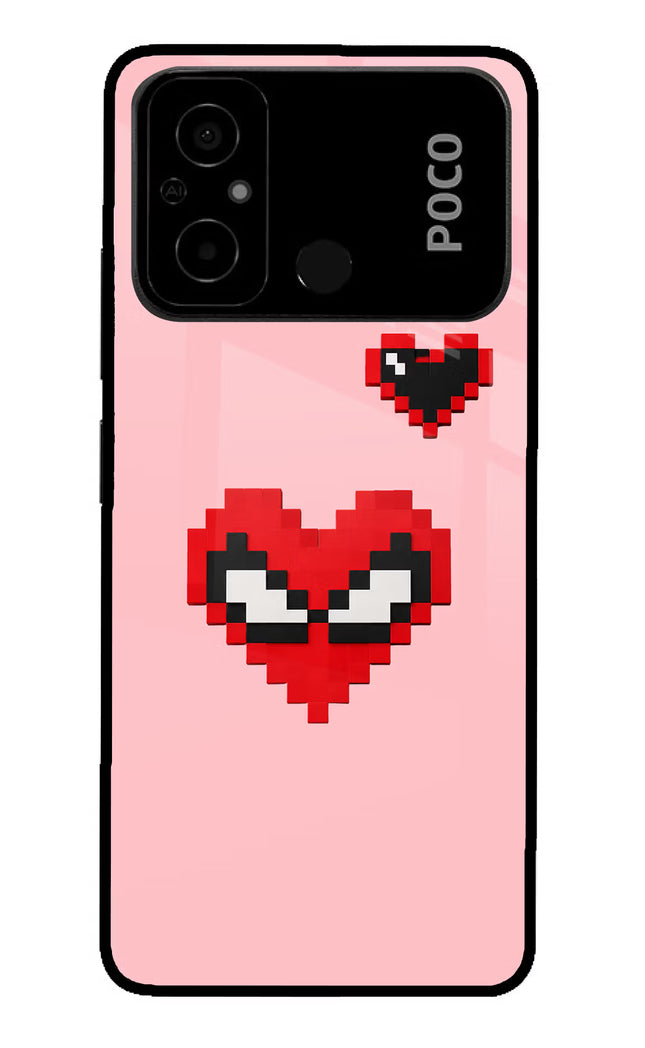 Gwen Heart Poco C55 Glass Case